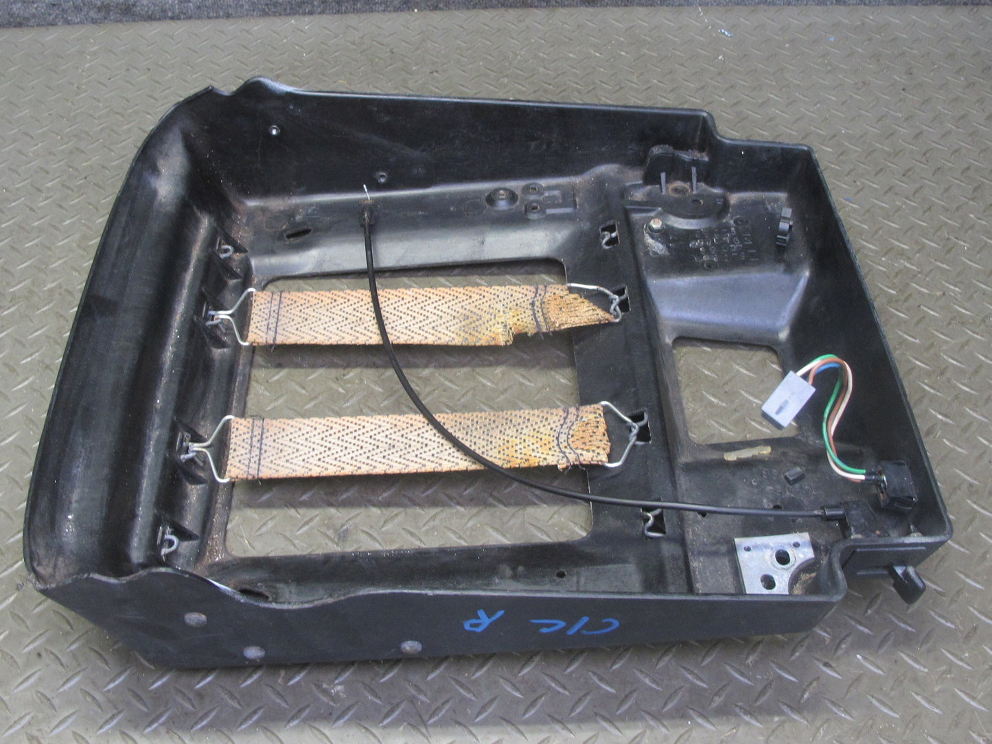 90-96 Chevrolet Corvette C4 Front Right Sport Seat Lower Bottom Frame Panel OEM