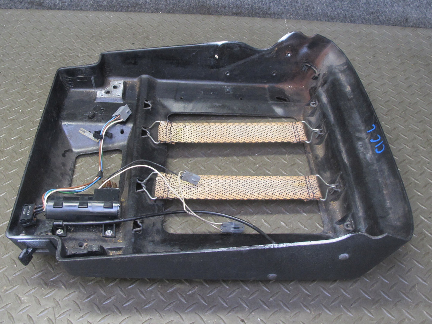 90-96 Chevrolet Corvette C4 Front Left Sport Seat Lower Bottom Frame Panel OEM