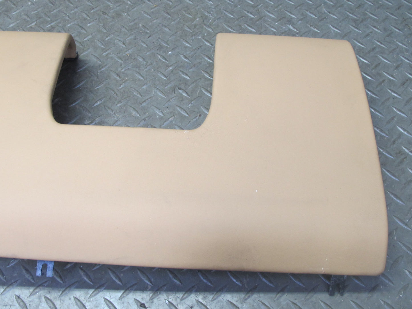 2003-2010 Porsche Cayenne 957 Dash Front Left Leather Knee Trim Panel Sand Beige