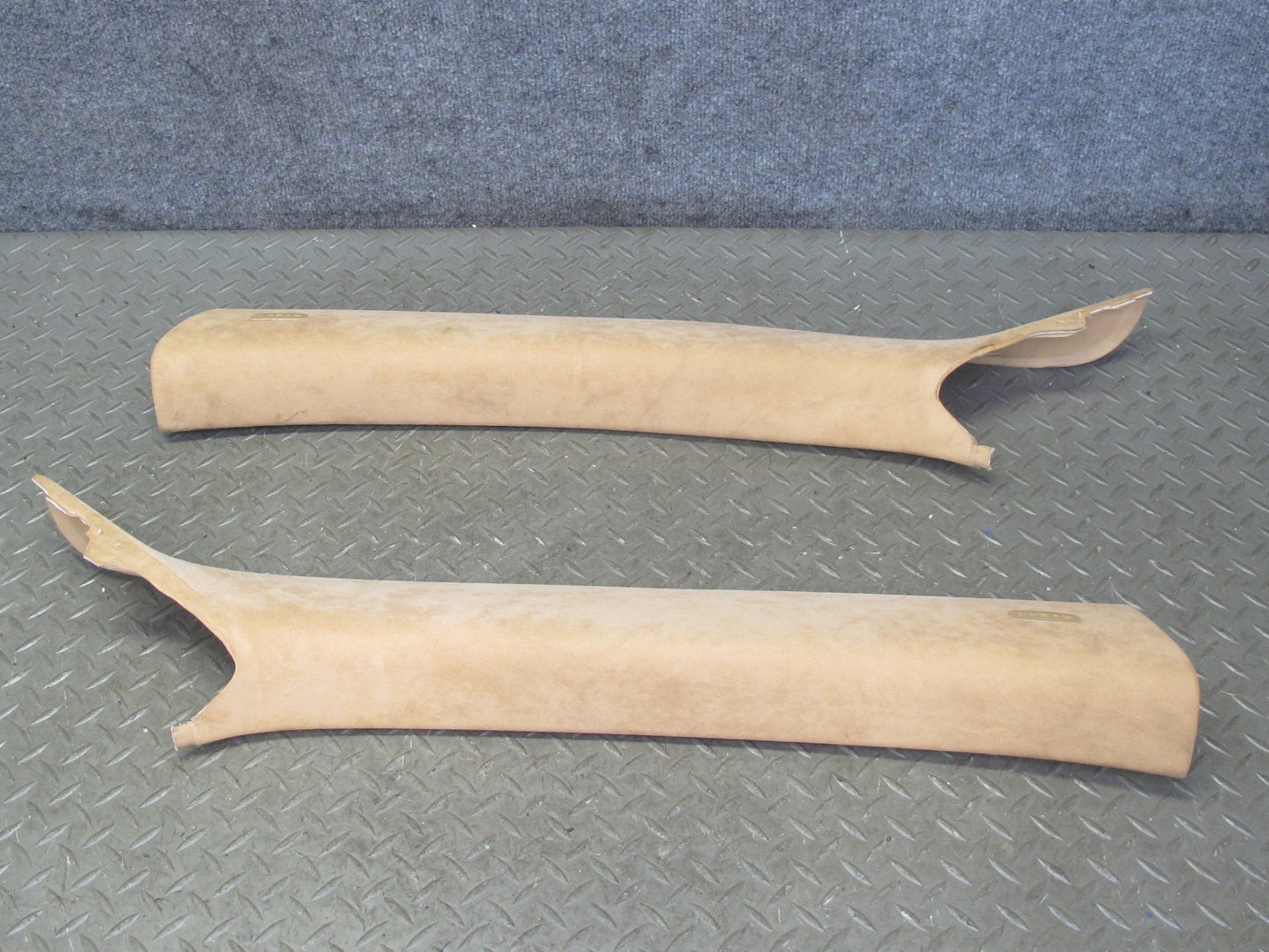 2003-2010 Porsche Cayenne 957 Front Interior A Pillar Trim Panel Alcantara Set