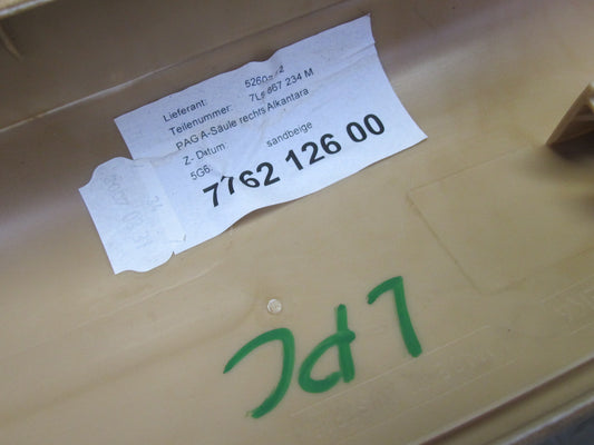 2003-2010 Porsche Cayenne 957 Front Interior A Pillar Trim Panel Alcantara Set