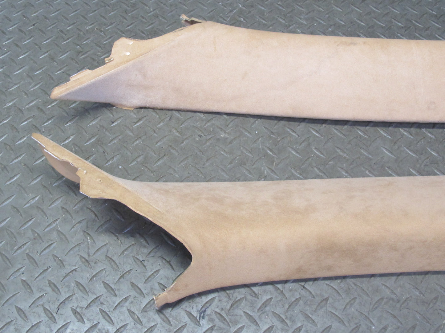 2003-2010 Porsche Cayenne 957 Front Interior A Pillar Trim Panel Alcantara Set