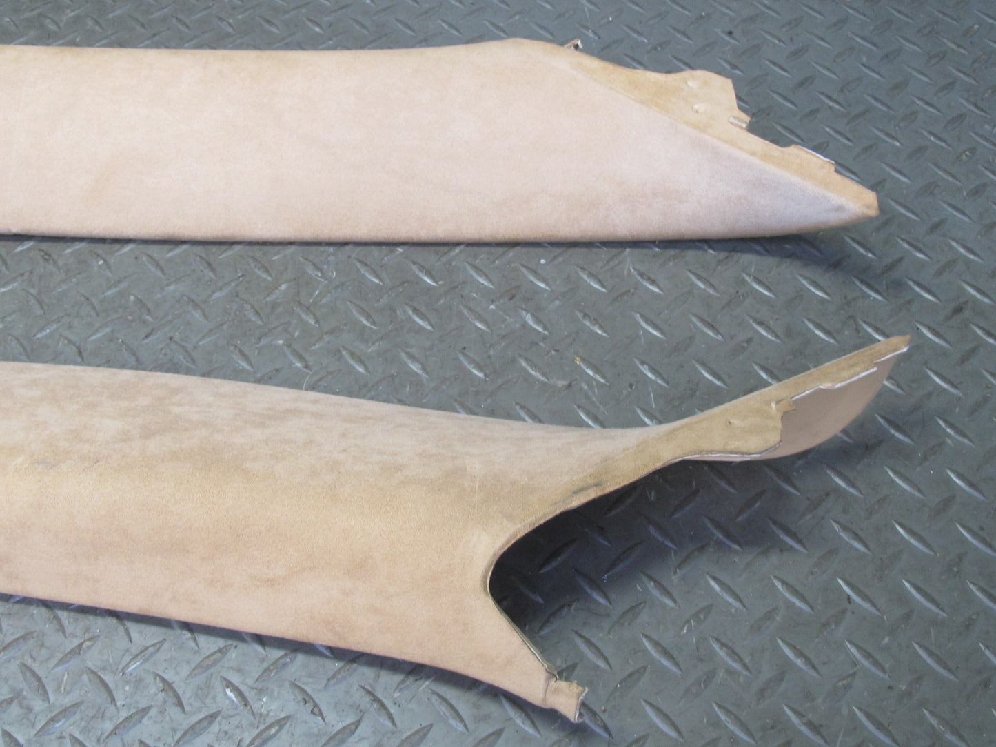 2003-2010 Porsche Cayenne 957 Front Interior A Pillar Trim Panel Alcantara Set