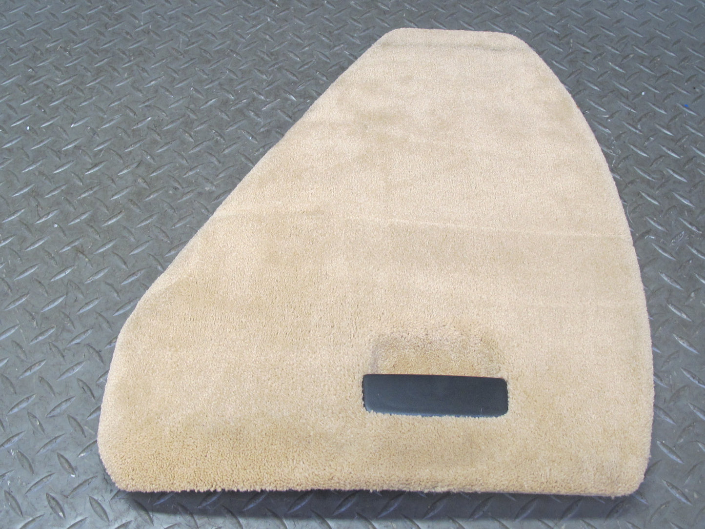 03-10 Porsche Cayenne 957 Rear Trunk Side Carpet Trim Panel Sand Beige Set