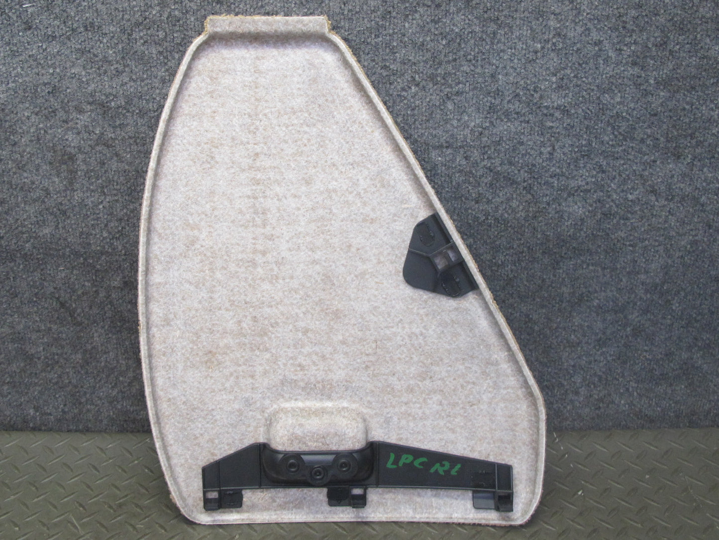 03-10 Porsche Cayenne 957 Rear Trunk Side Carpet Trim Panel Sand Beige Set