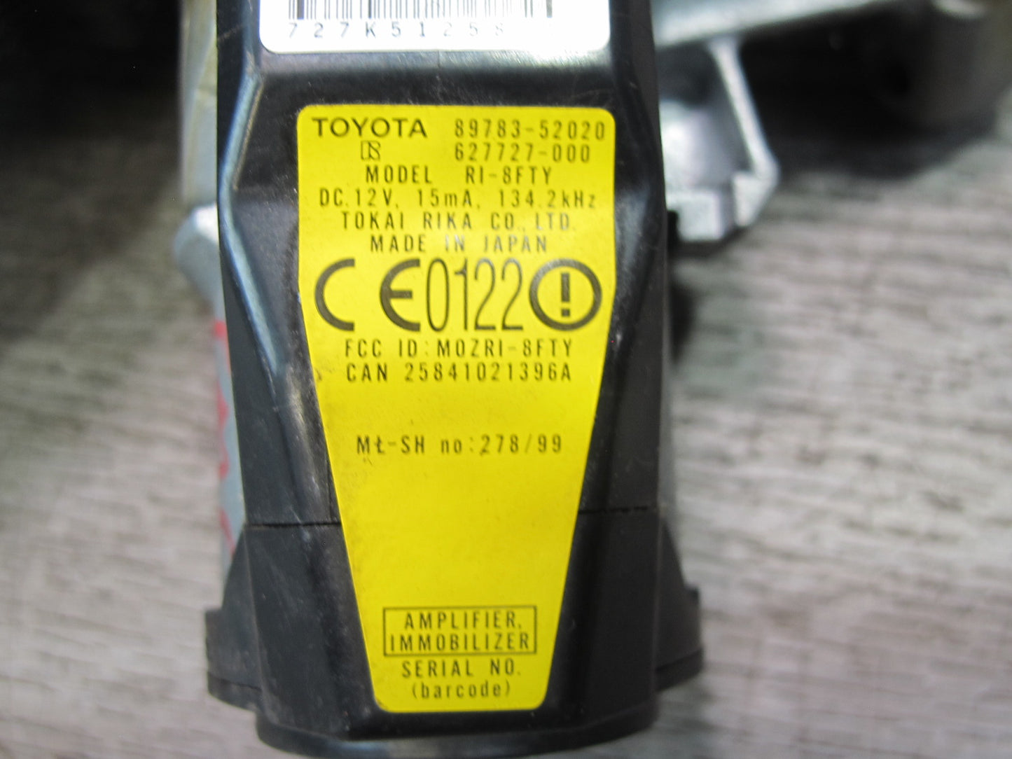 00-05 Toyota MR2 Spyder ZZW30L M/T ECU ECM Ignition Glove Door Lock KEY Set OEM