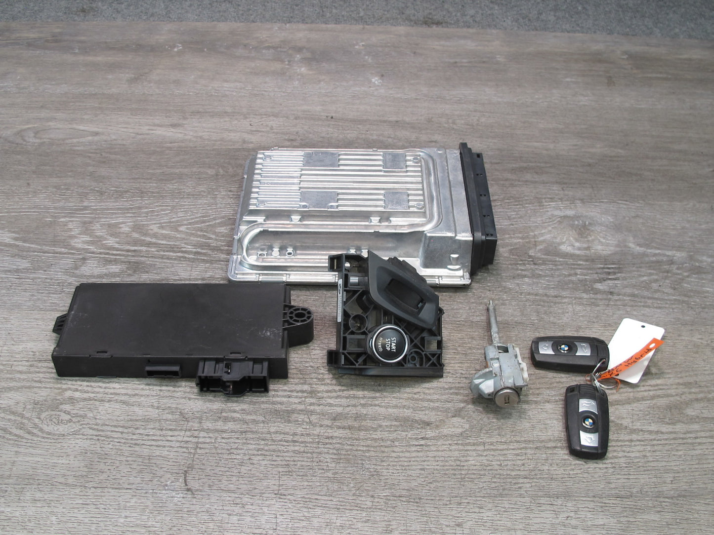 2010 BMW E72 X6 4.4L N63 Hybrid Engine ECU DME CAS3 Ignition Module KEY Set