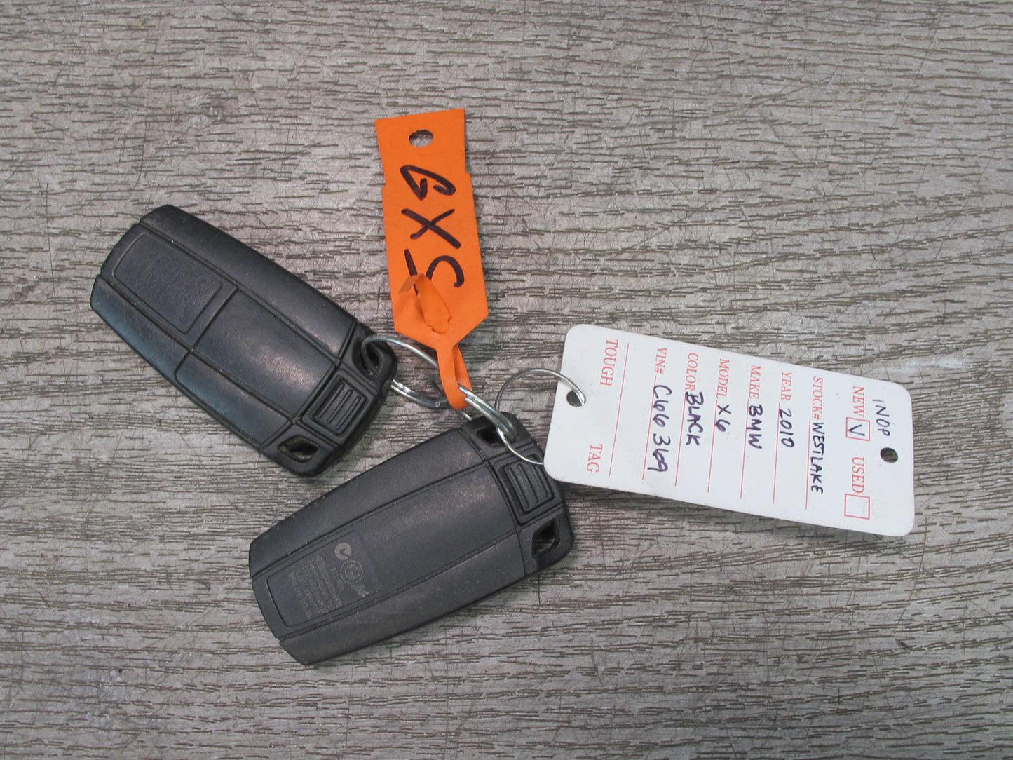2010 BMW E72 X6 4.4L N63 Hybrid Engine ECU DME CAS3 Ignition Module KEY Set