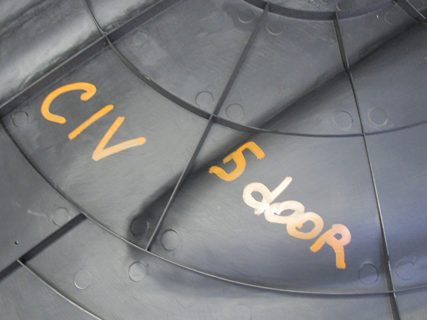99-01 Isuzu Vehicross Rear Tailgate Interior Spare Tire Trim Cover Panel OEM