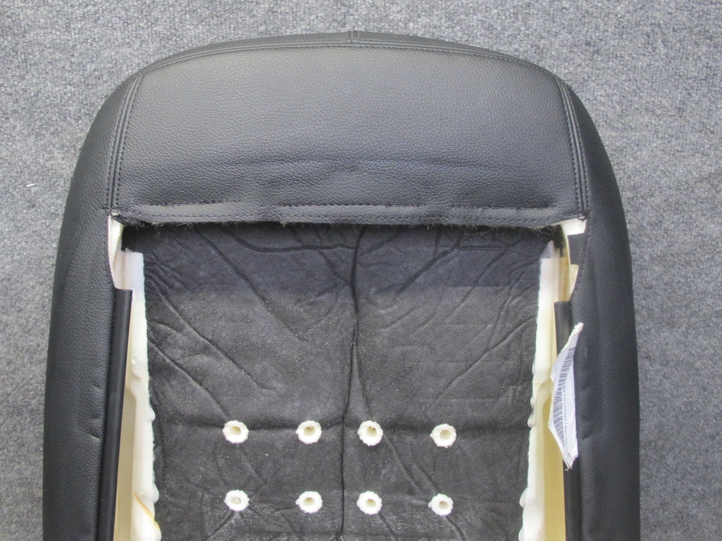 12-18 BMW F30 F34 335i Front Right Sport Seat Upper Leather Cushion Backrest OEM