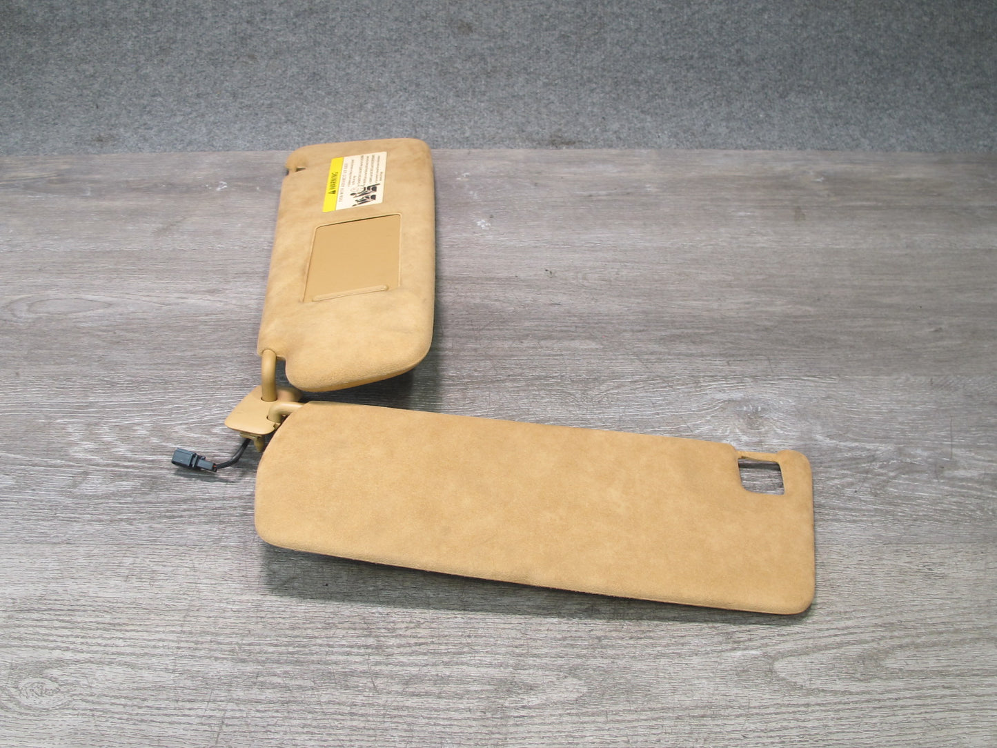 2003-2010 Porsche Cayenne 955 957 Front Left & Right Sun Visor Alcantara Set