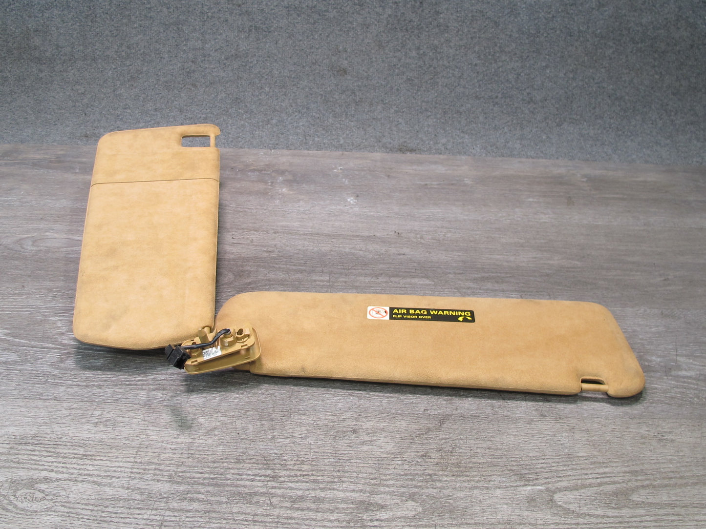 2003-2010 Porsche Cayenne 955 957 Front Left & Right Sun Visor Alcantara Set