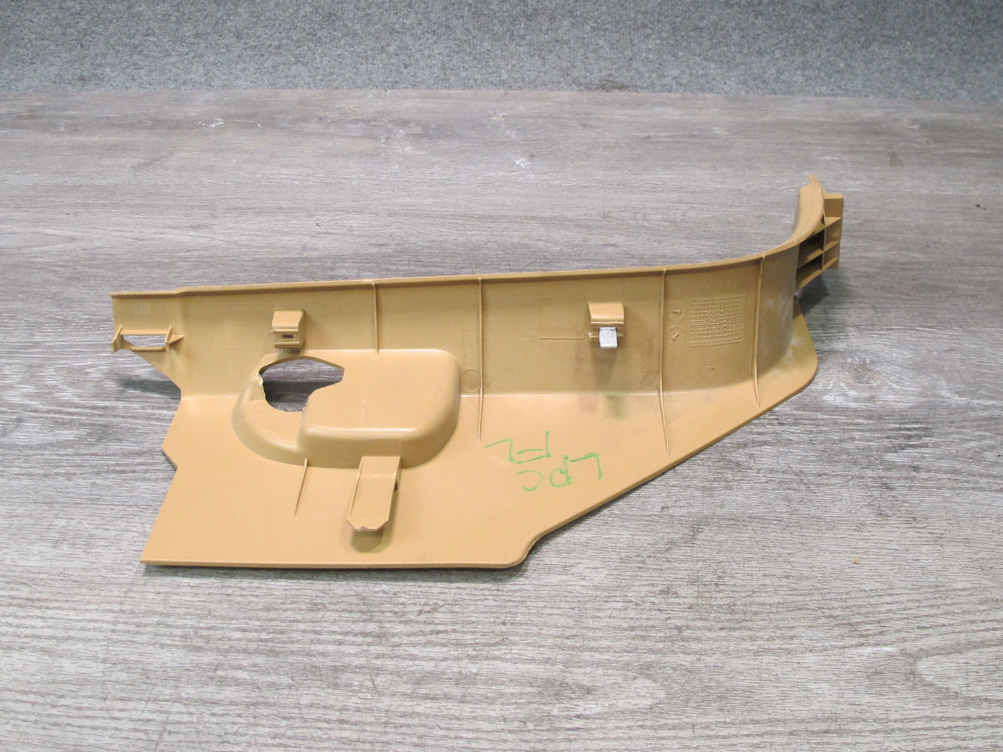 03-10 Porsche Cayenne 957 Front Lower Kick Trim Cover Panel Sand Beige Set