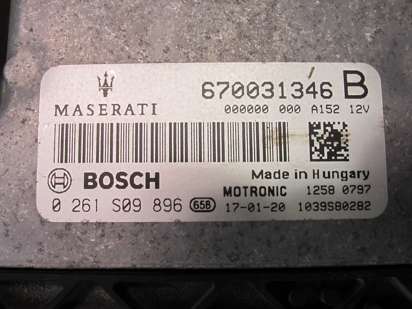 2017 Maserati Levante M161 Engine ECU ECM BCM Ignition Speedometer Lock KEY Set