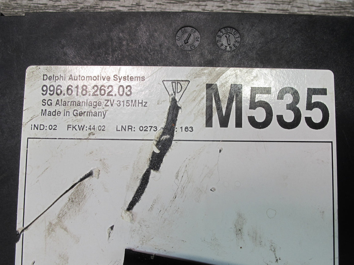 2003-2004 Porsche Boxster 986 M96.23 Engine ECU Immo Ignition Lock Handle Set