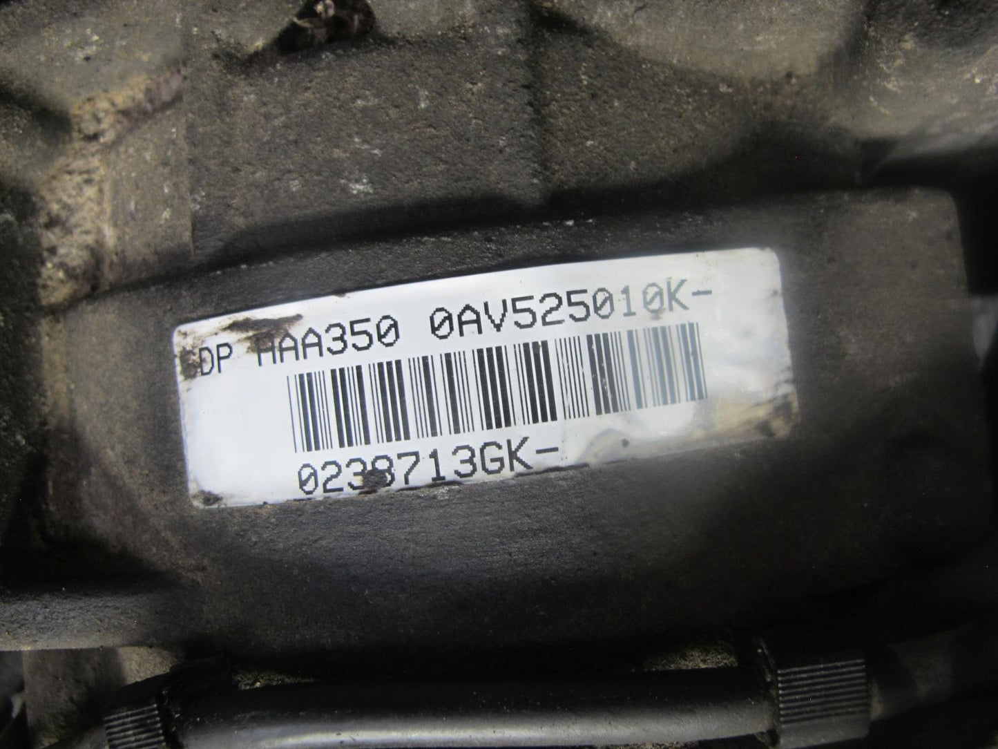 2008 VW Golf R32 MK5 VR6 AWD Haldex Rear Differential Carrier 148K Miles OEM