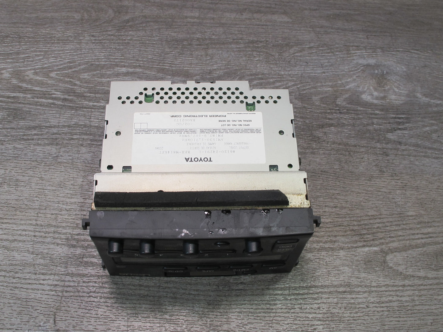 97-98 Lexus UZZ30 SC300 SC400 AM FM Radio Cassette Player Receiver Head Unit OEM
