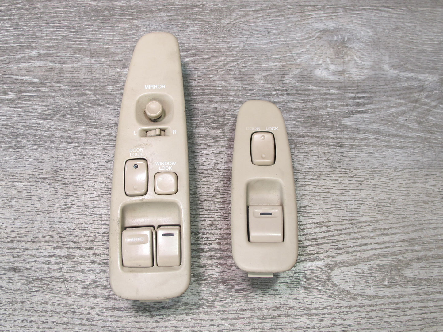 92-00 Lexus UZZ30L SC300 SC400 Left & Right Door Window Mirror Switch Set OEM