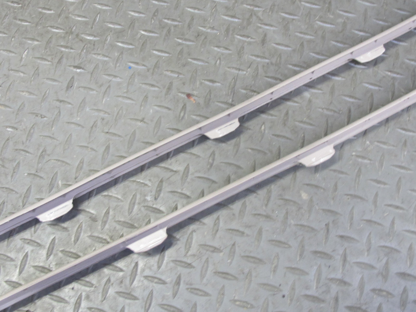 94-00 Lexus UZZ30L SC300 SC400 Door Scuff Step Sill Plate Trim Set Ivory OEM