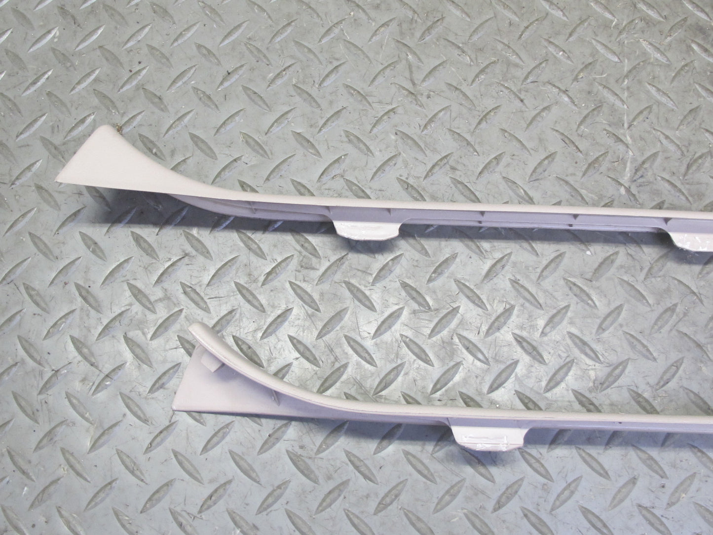 94-00 Lexus UZZ30L SC300 SC400 Door Scuff Step Sill Plate Trim Set Ivory OEM