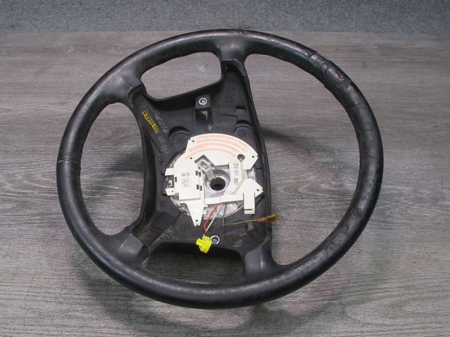 96-99 BMW E36/7 Z3 4 Spoke Leather Steering Black OEM