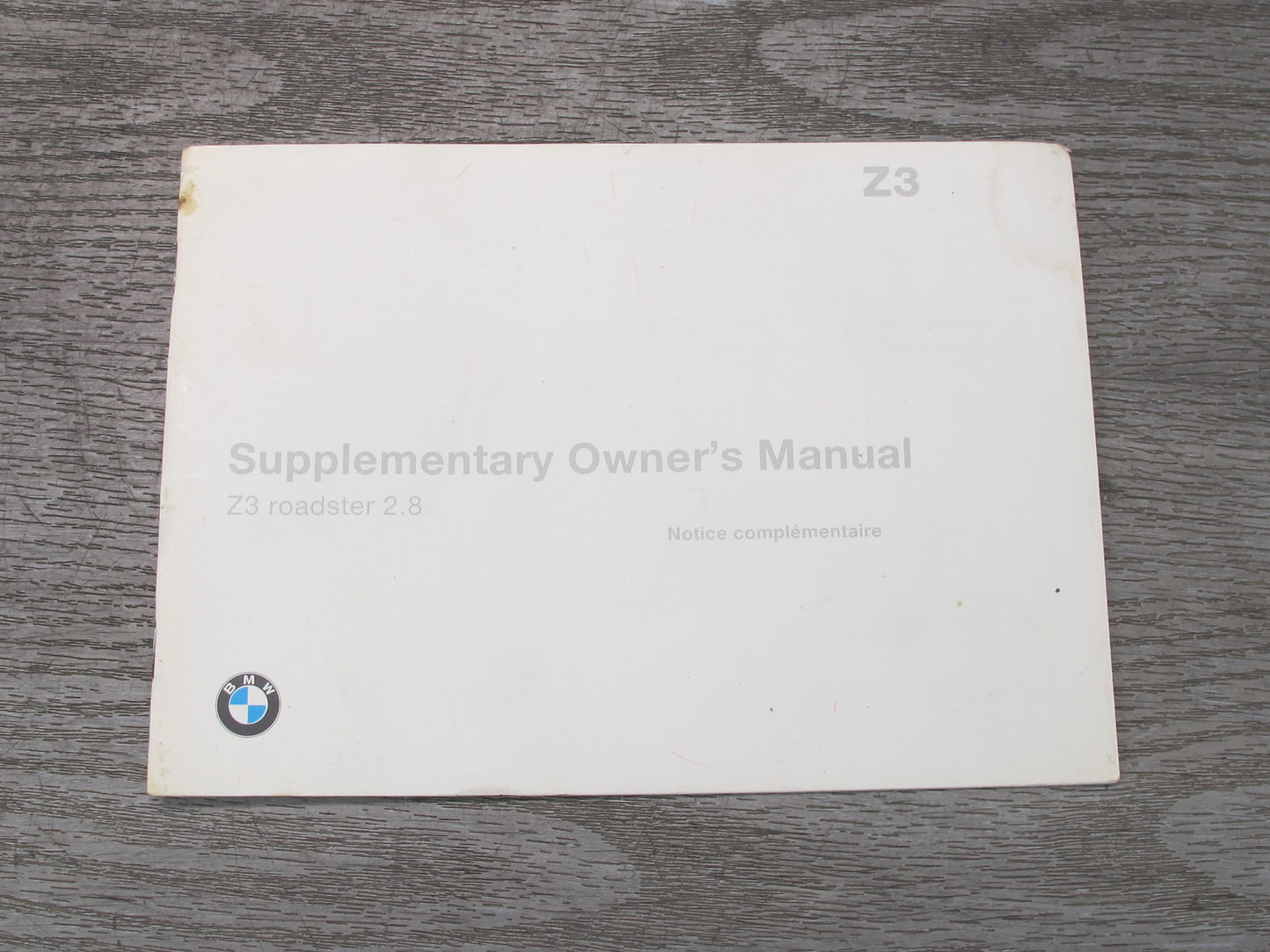 1998 BMW E36/7 Z3 2.8L M52 Owners Operator User Guide Manual Book Set Case OEM