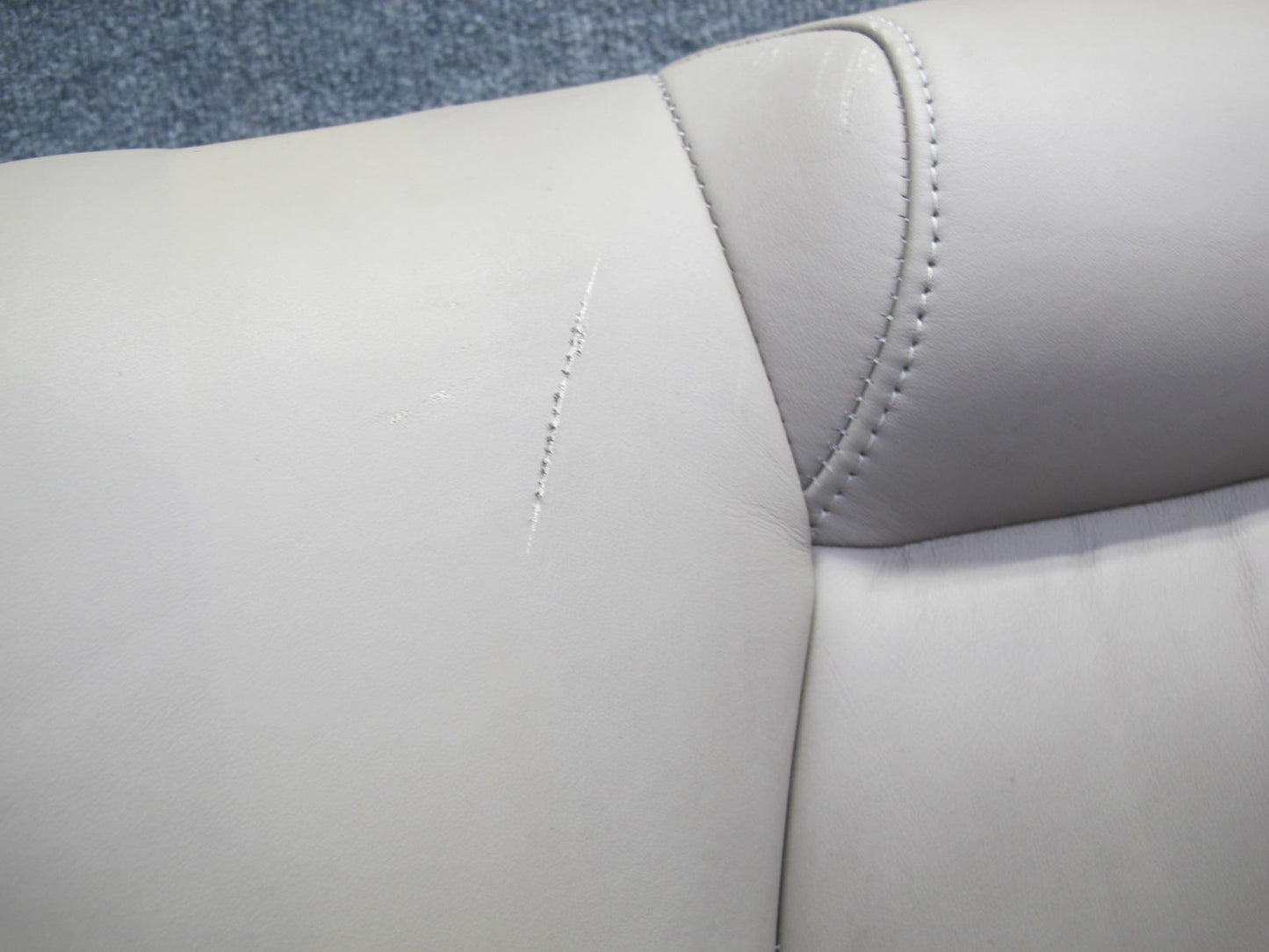 97-98 Lexus UZZ30L SC300 SC400 Rear Leather Seat Lower & Upper Cushion Ivory OEM