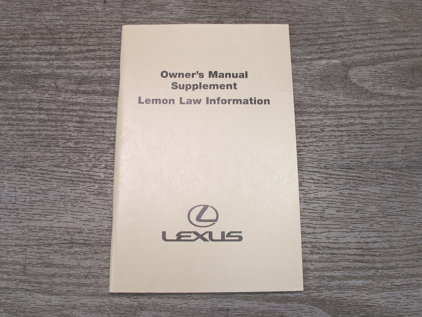 1997 Lexus UZZ30L SC300 SC400 Owners Guide Manual Book Set w Case OEM