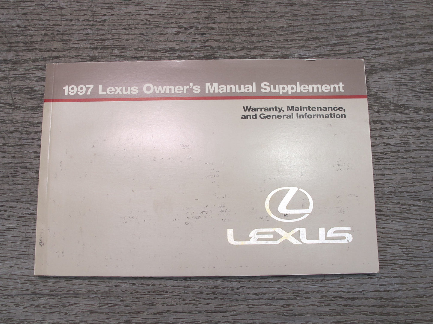 1997 Lexus UZZ30L SC300 SC400 Owners Guide Manual Book Set w Case OEM