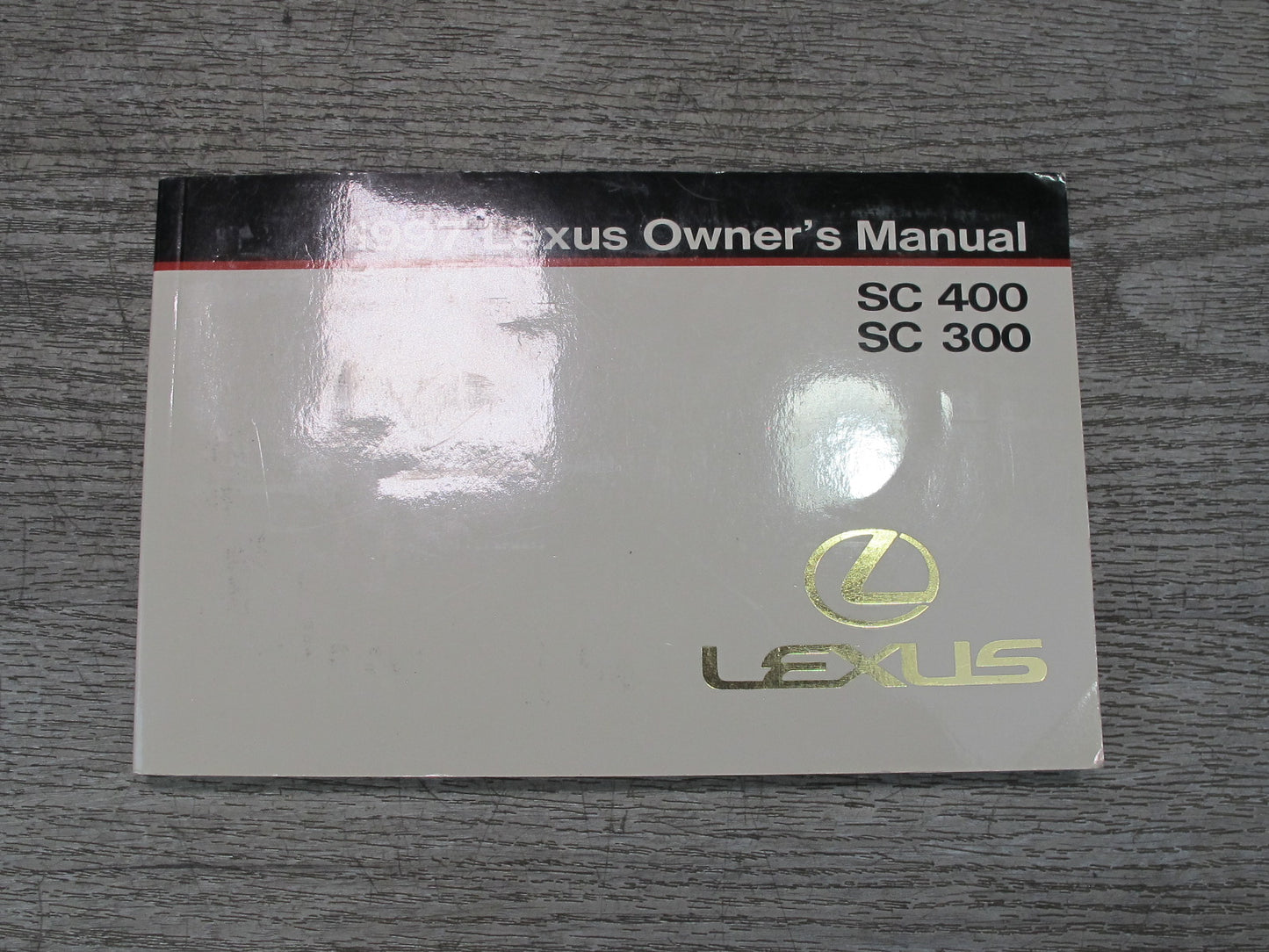 1997 Lexus UZZ30L SC300 SC400 Owners Guide Manual Book Set w Case OEM