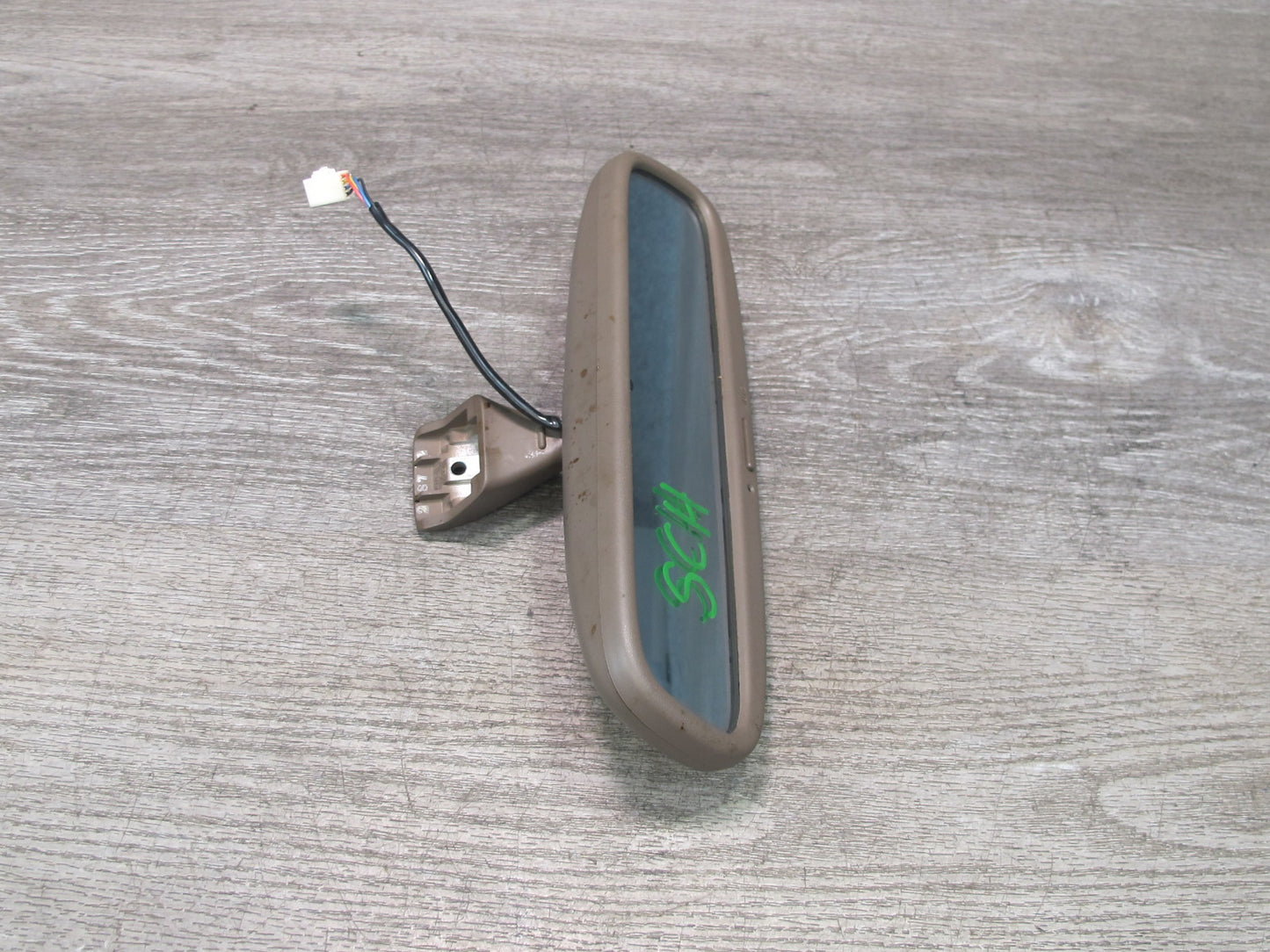96-00 Lexus UZZ30L SC300 SC400 Auto Dimming Interior Rear View Mirror Brown OEM