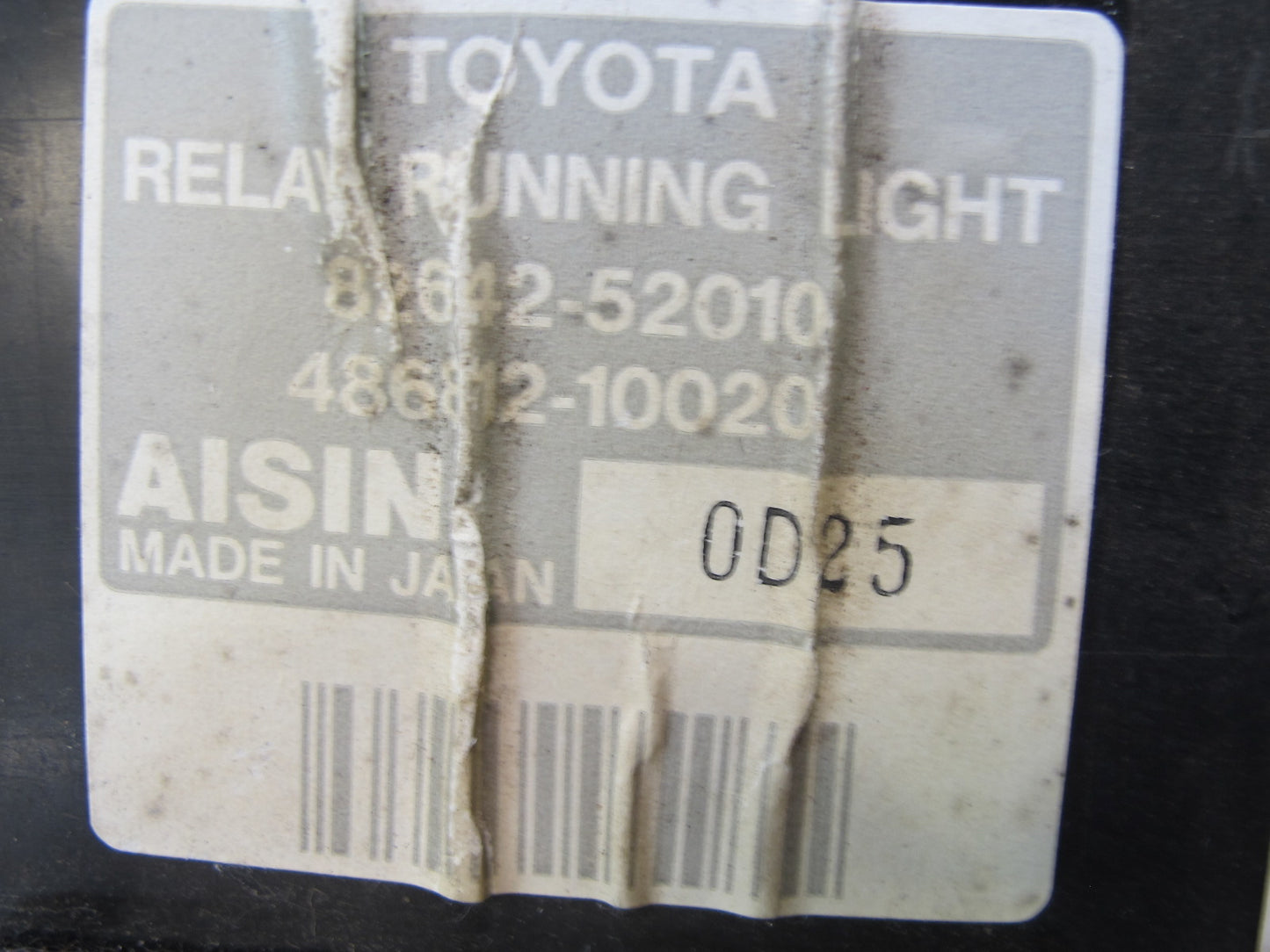 00-02 Toyota MR2 Spyder ZZW30L Daytime Running Light Relay Module Unit OEM