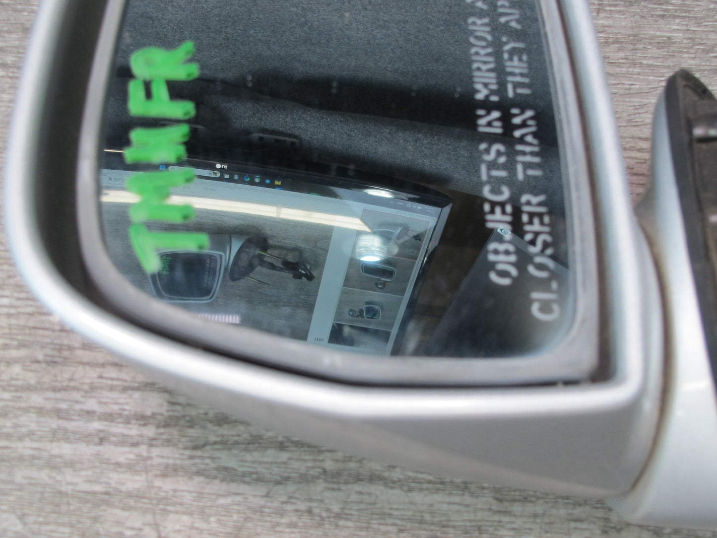 00-05 Toyota MR2 Spyder Right Door Exterior Side View Power Mirror OEM