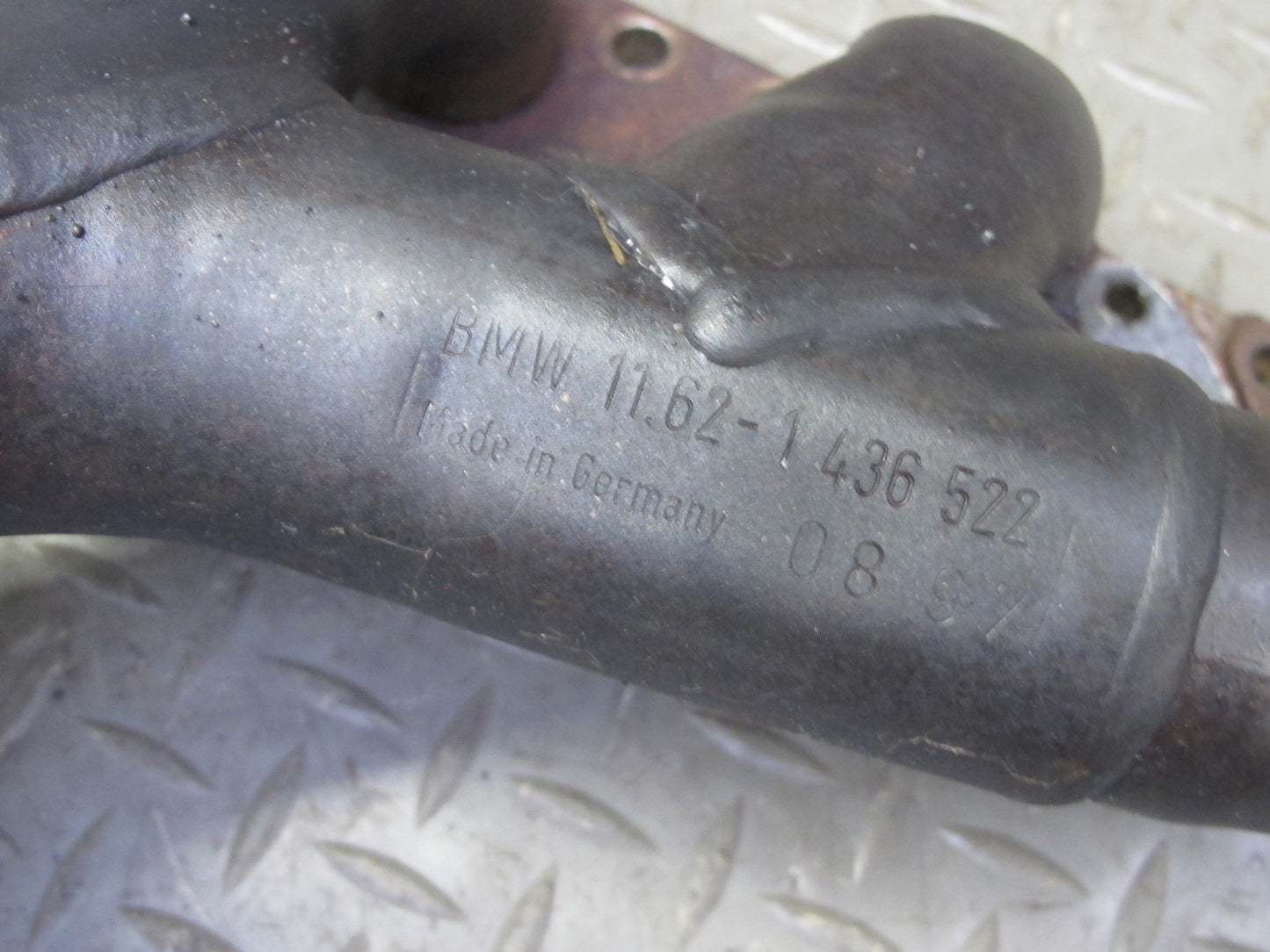 97-99 BMW E36/7 Z3 M52 2.8L Exhaust Manifold Header w Air Intake Tube Set OEM