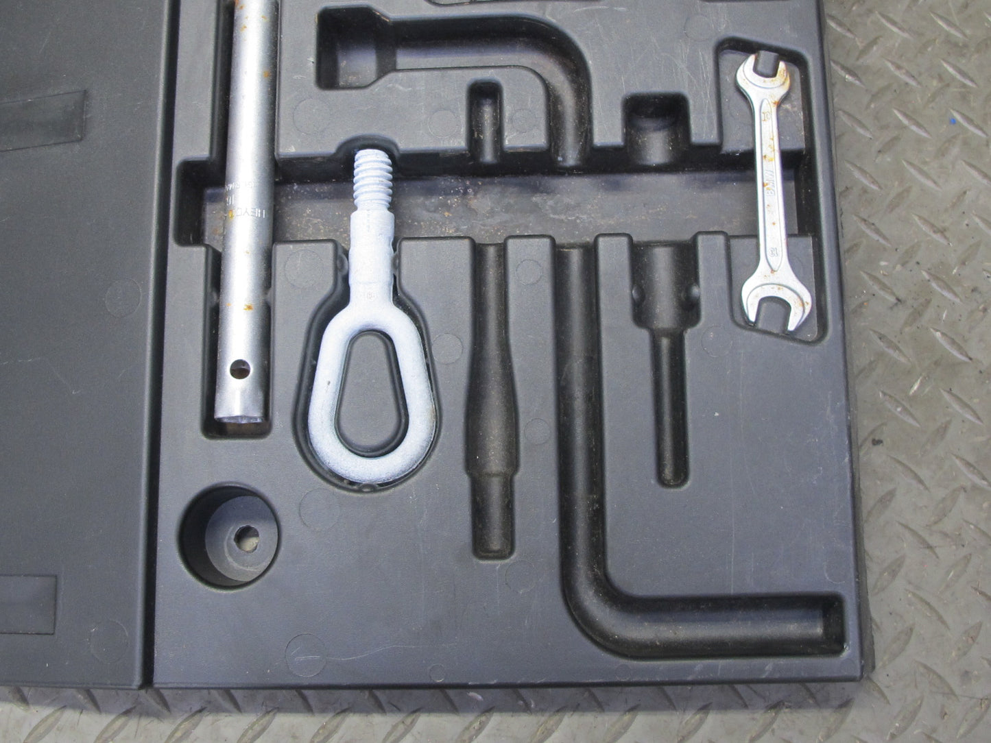 97-02 BMW E36/7 Z3 Roadster Spare Tire Tool KIT Tray Holder Set OEM