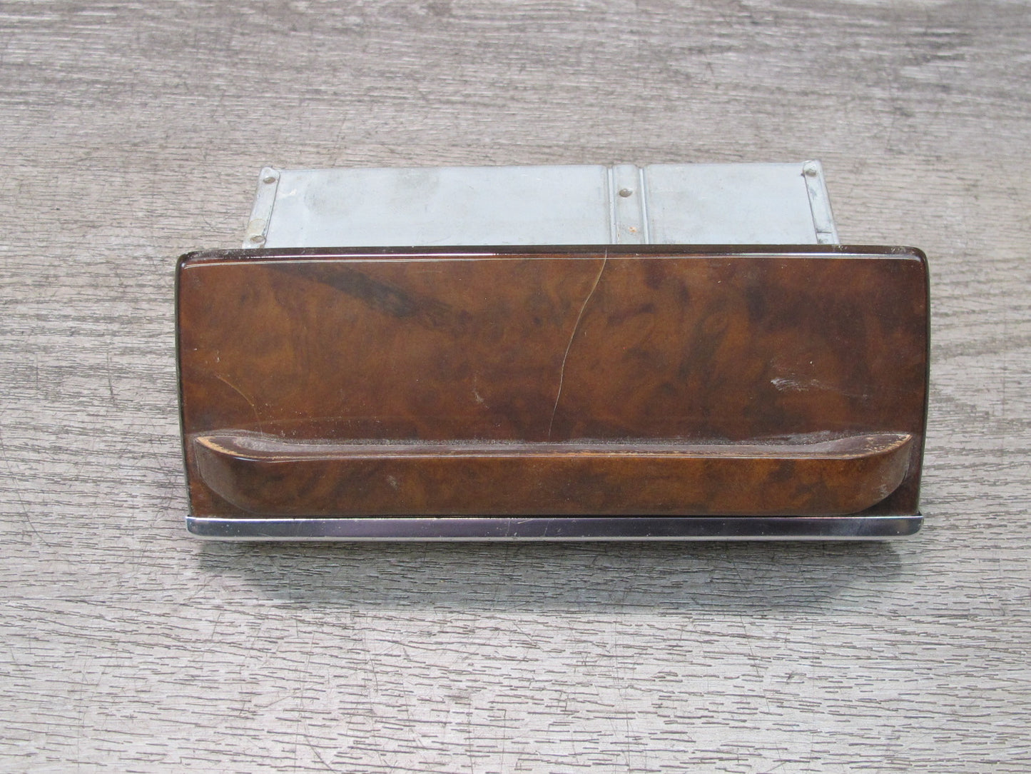 86-89 Mercedes R107 560SL Dash Climate Shifter Ashtray Wood Trim Panel Set OEM