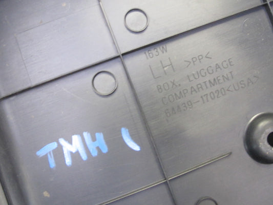 00-05 Toyota MR2 Spyder Left Behind Seat Luggage Compartment Box Trim Panel Set