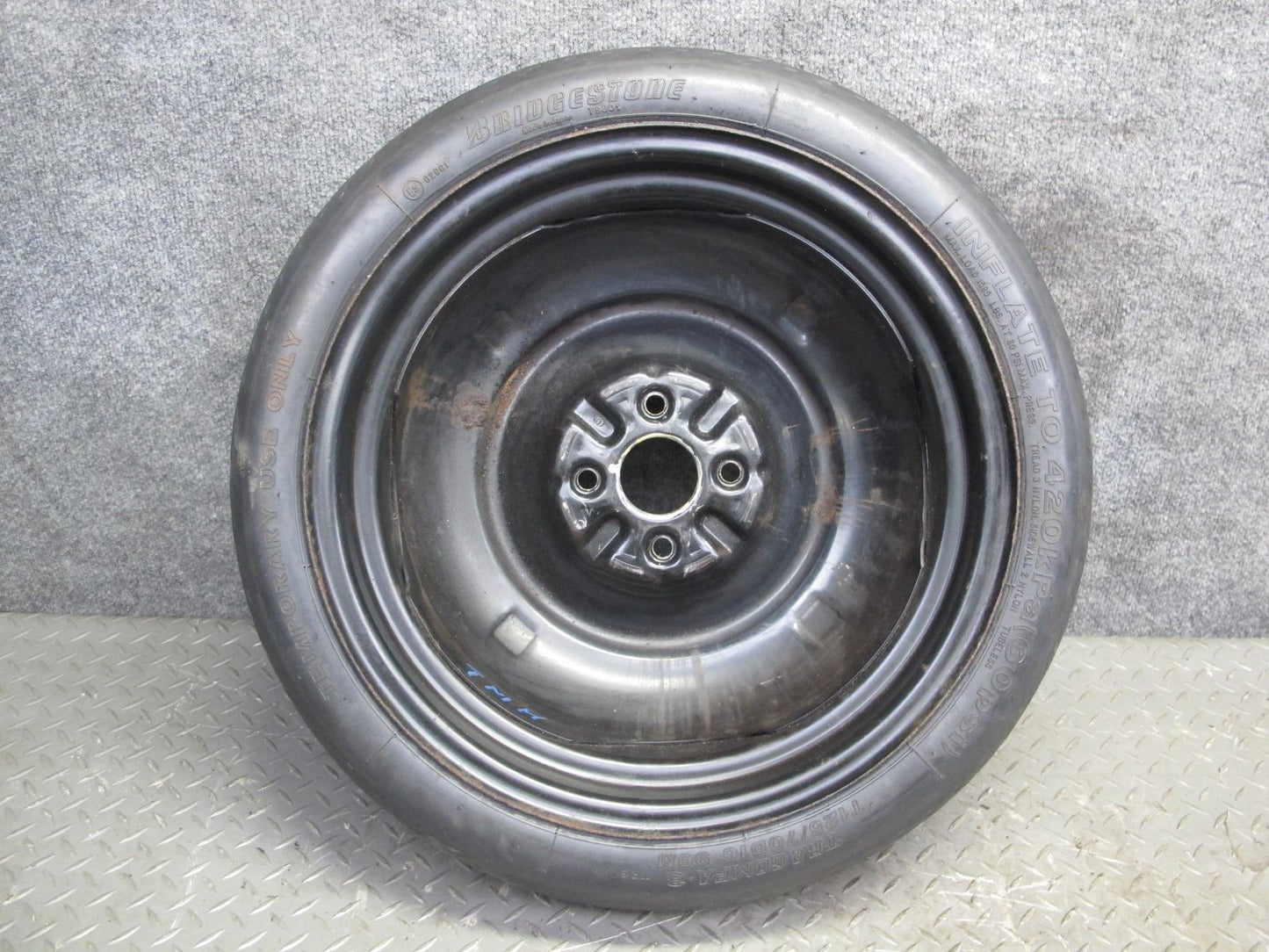 00-02 Toyota MR2 Spyder ZZW30L Spare Tire 16" R16 Wheel Donut 16x4 125/70 OEM