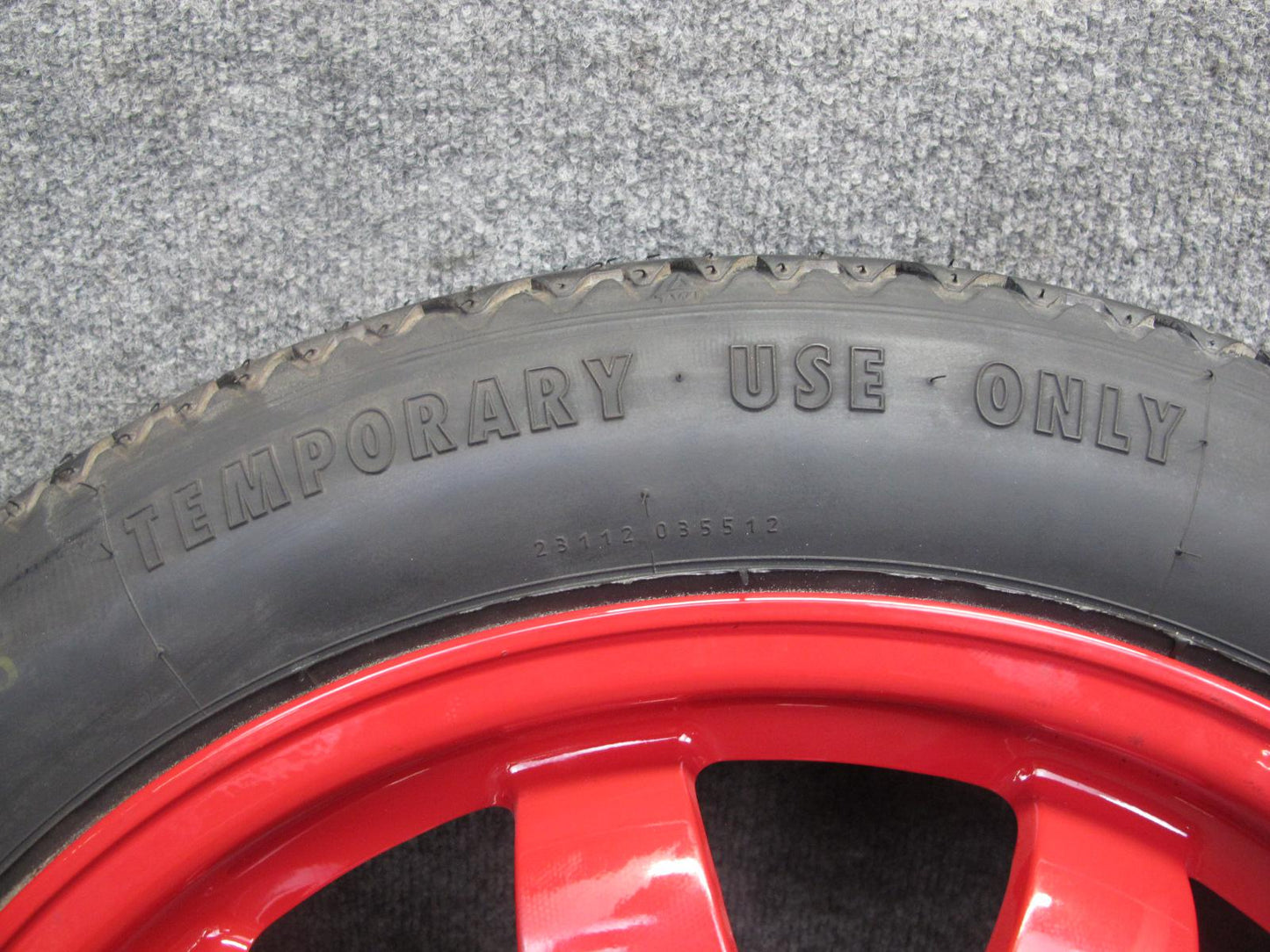 1999-2005 Porsche 911 996 Emergency Spare Tire Wheel 17x3.5 ET19 Conti 105/95