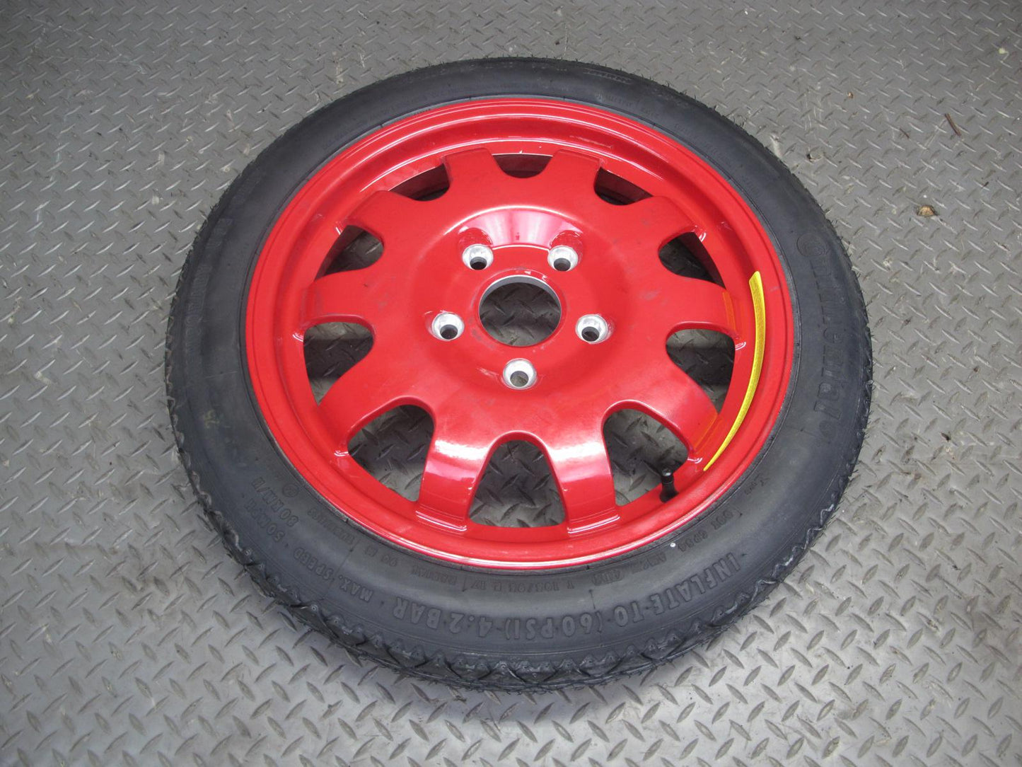 1999-2005 Porsche 911 996 Emergency Spare Tire Wheel 17x3.5 ET19 Conti 105/95