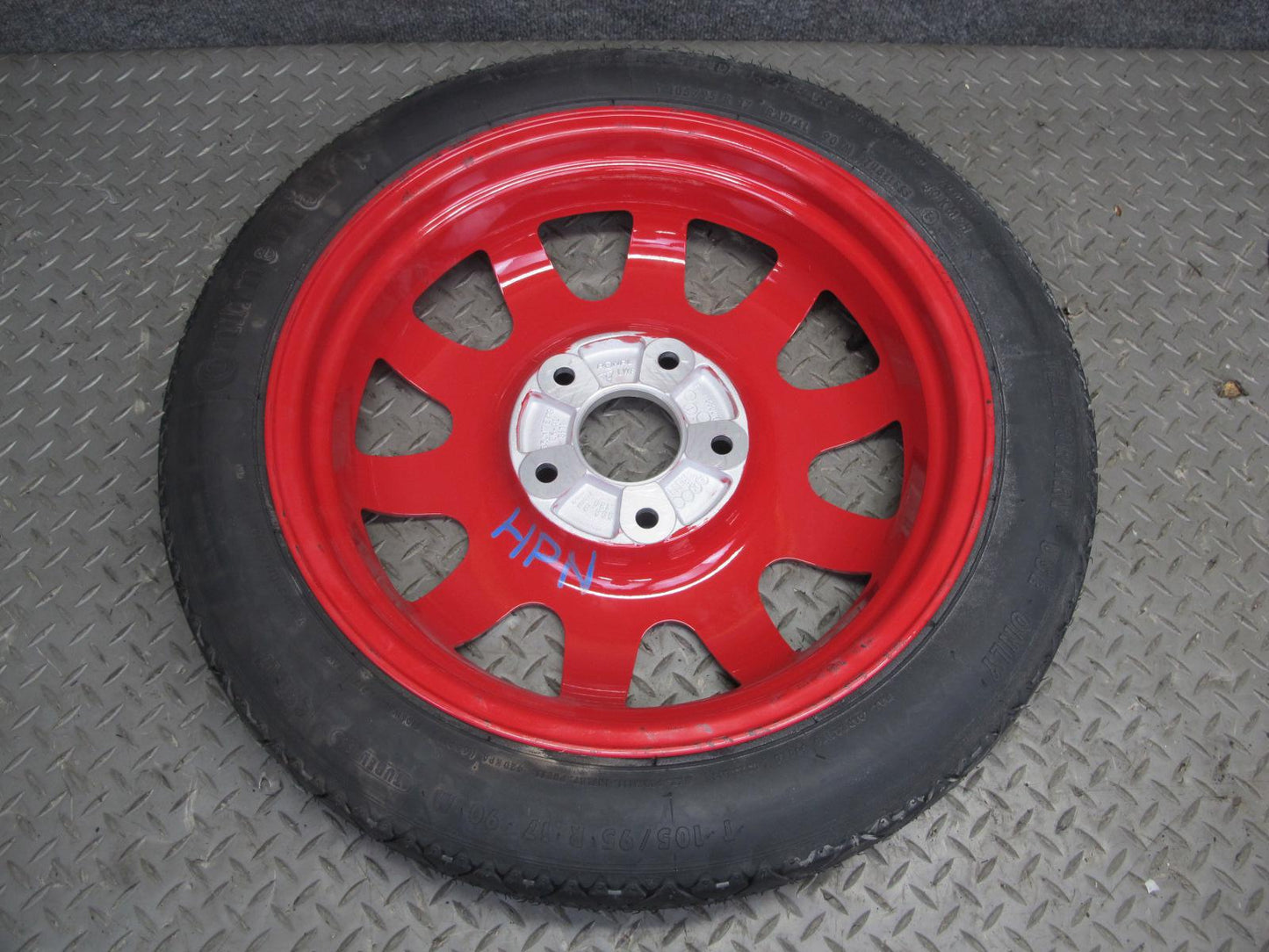 1999-2005 Porsche 911 996 Emergency Spare Tire Wheel 17x3.5 ET19 Conti 105/95