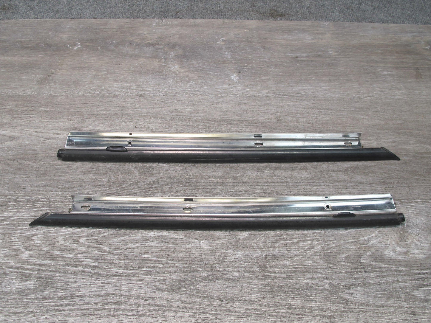 00-05 Toyota MR2 Spyder Set of 2 Front Left & Right A Pillar Drip Molding OEM