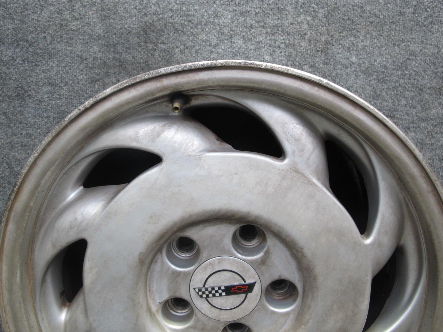 91-92 Chevrolet Corvette C4 Right 17" R17 Alloy Wheel Rim 17x9.5J ET56 OEM