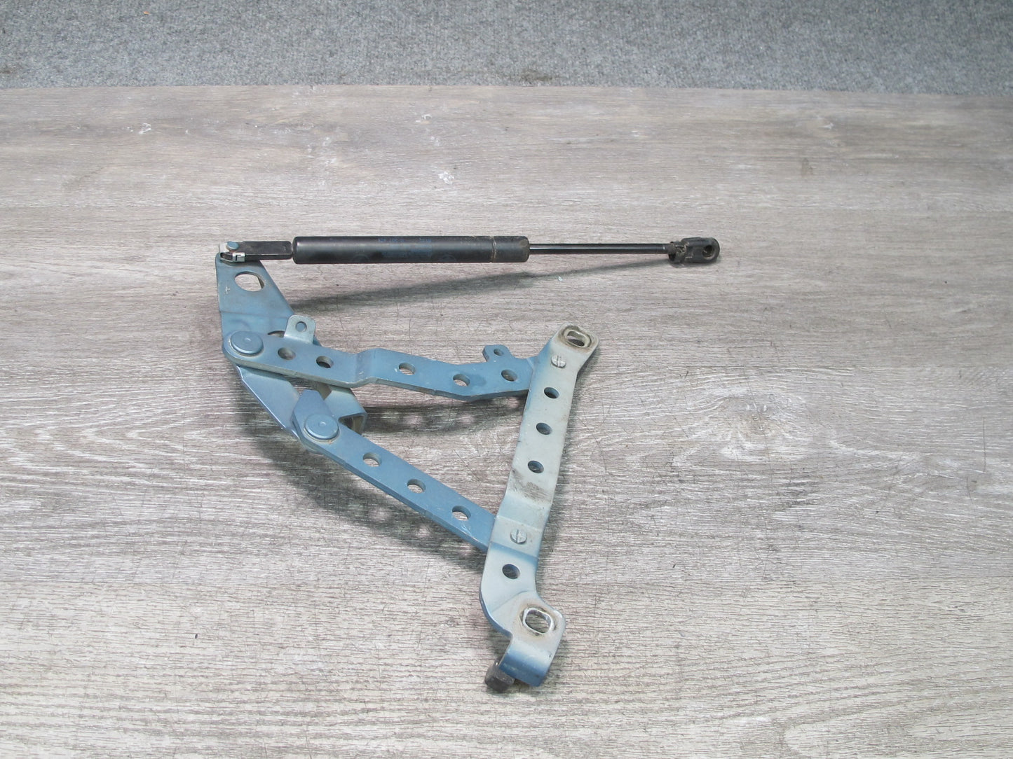 96-02 BMW E36/7 Z3 Set of 2 Front Left & Right Hood Bonnet Hinge Blue OEM