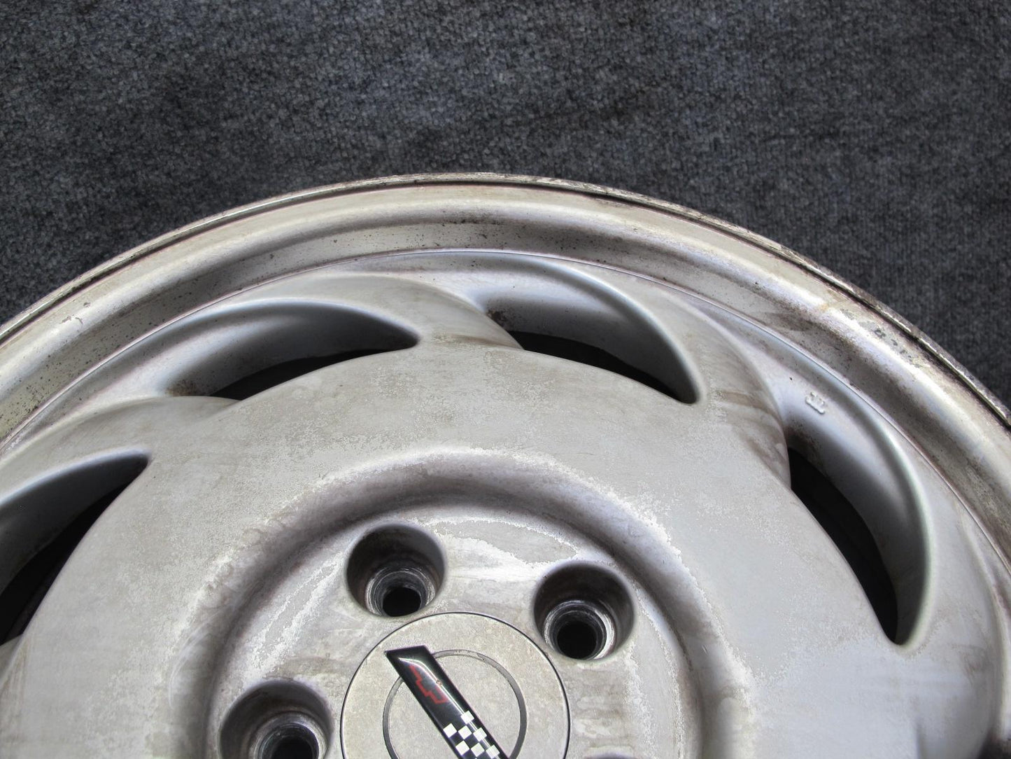 91-92 Chevrolet Corvette C4 Right 17" R17 Alloy Wheel Rim 17x9.5J ET56 OEM