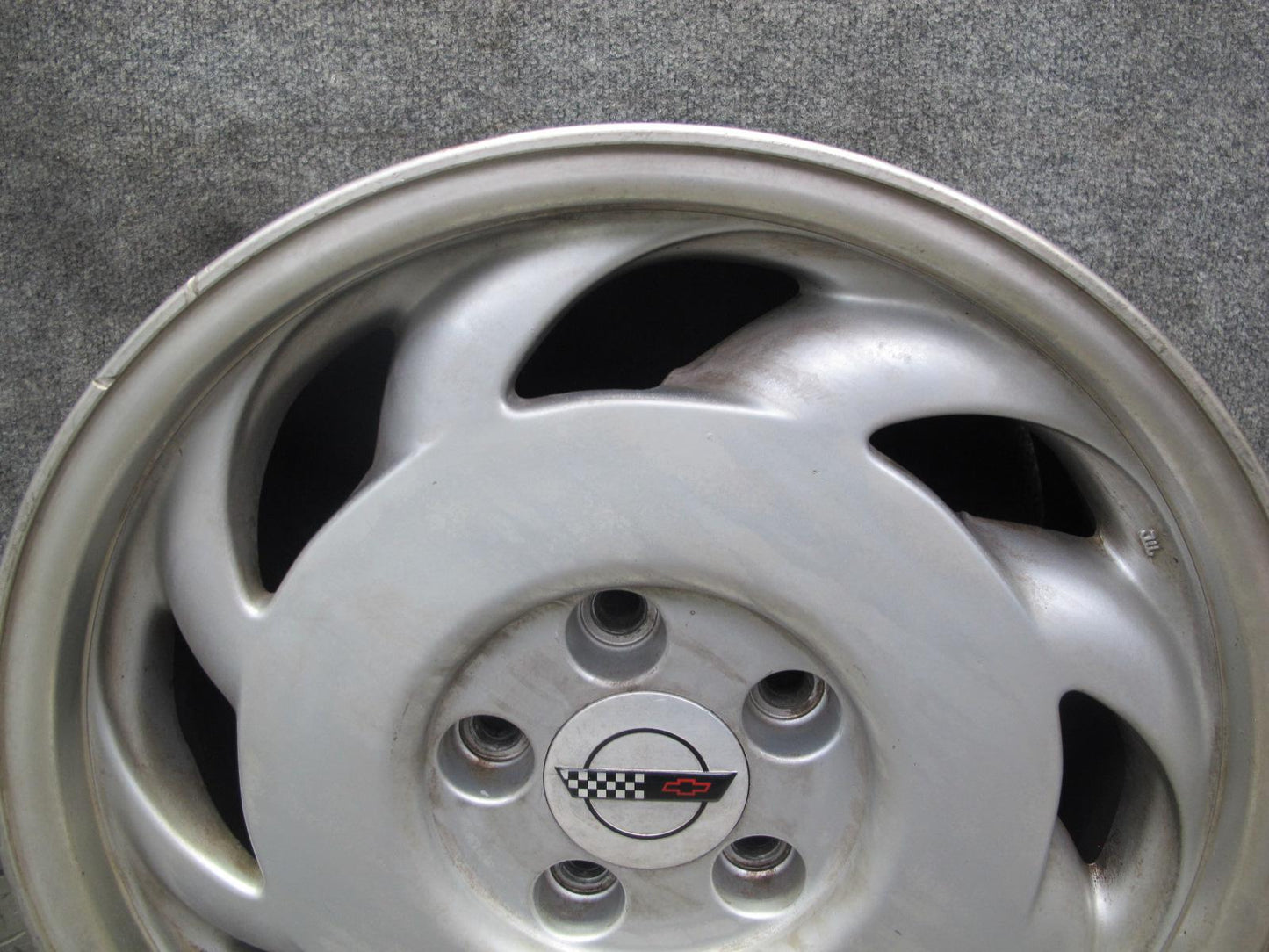 91-92 Chevrolet Corvette C4 Left 17" R17 Alloy Wheel Rim 17x9.5J ET56 OEM