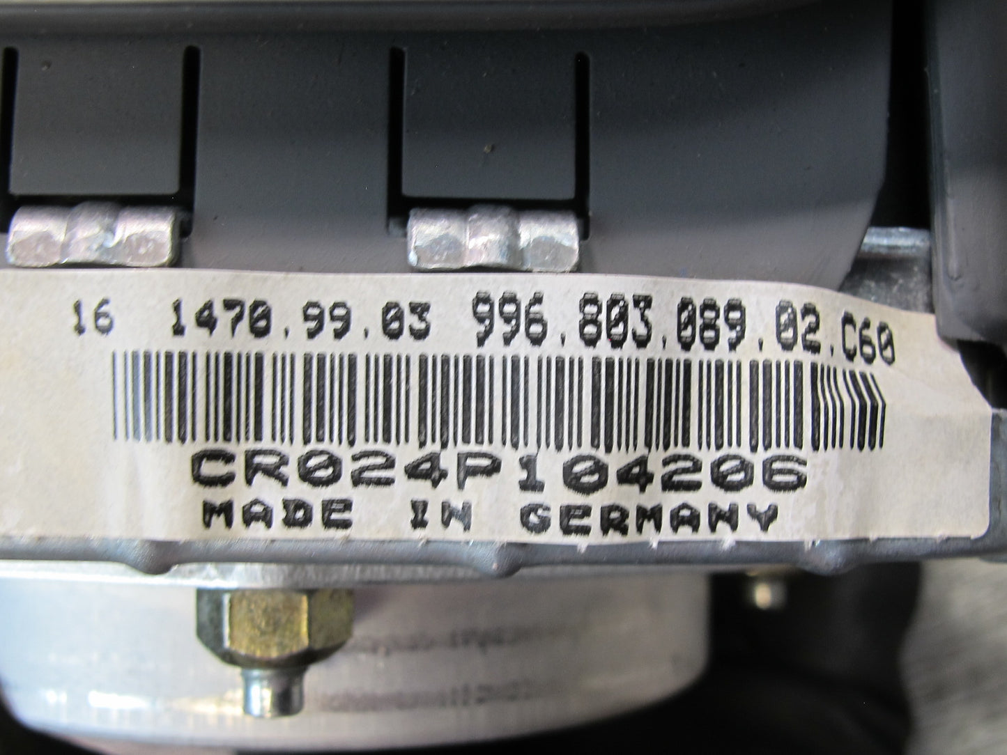 99-05 PORSCHE 911 CARRERA 996 FRONT LEFT DRIVER SIDE STEERING WHEEL SRS AIRBAG 99680308902 OEM