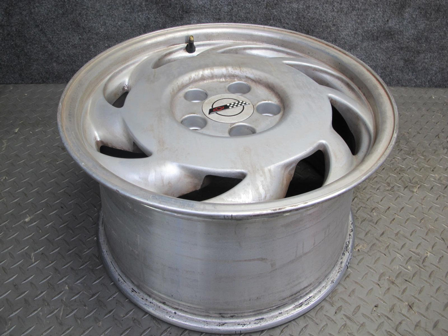 91-92 Chevrolet Corvette C4 Left 17" R17 Alloy Wheel Rim 17x9.5J ET56 OEM