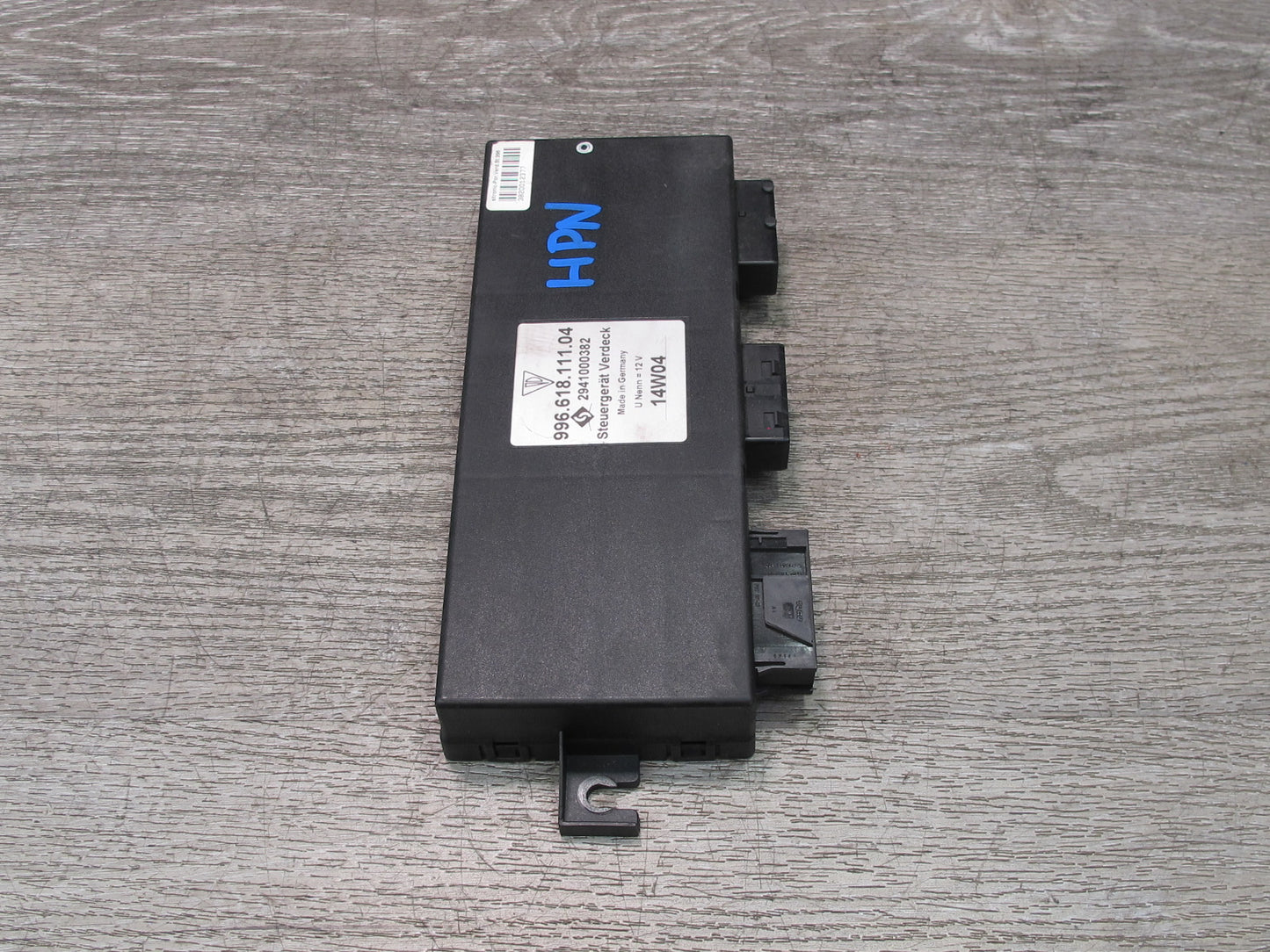 1999-2005 Porsche 911 996 Convertible Roof TOP Control Module 99661811104