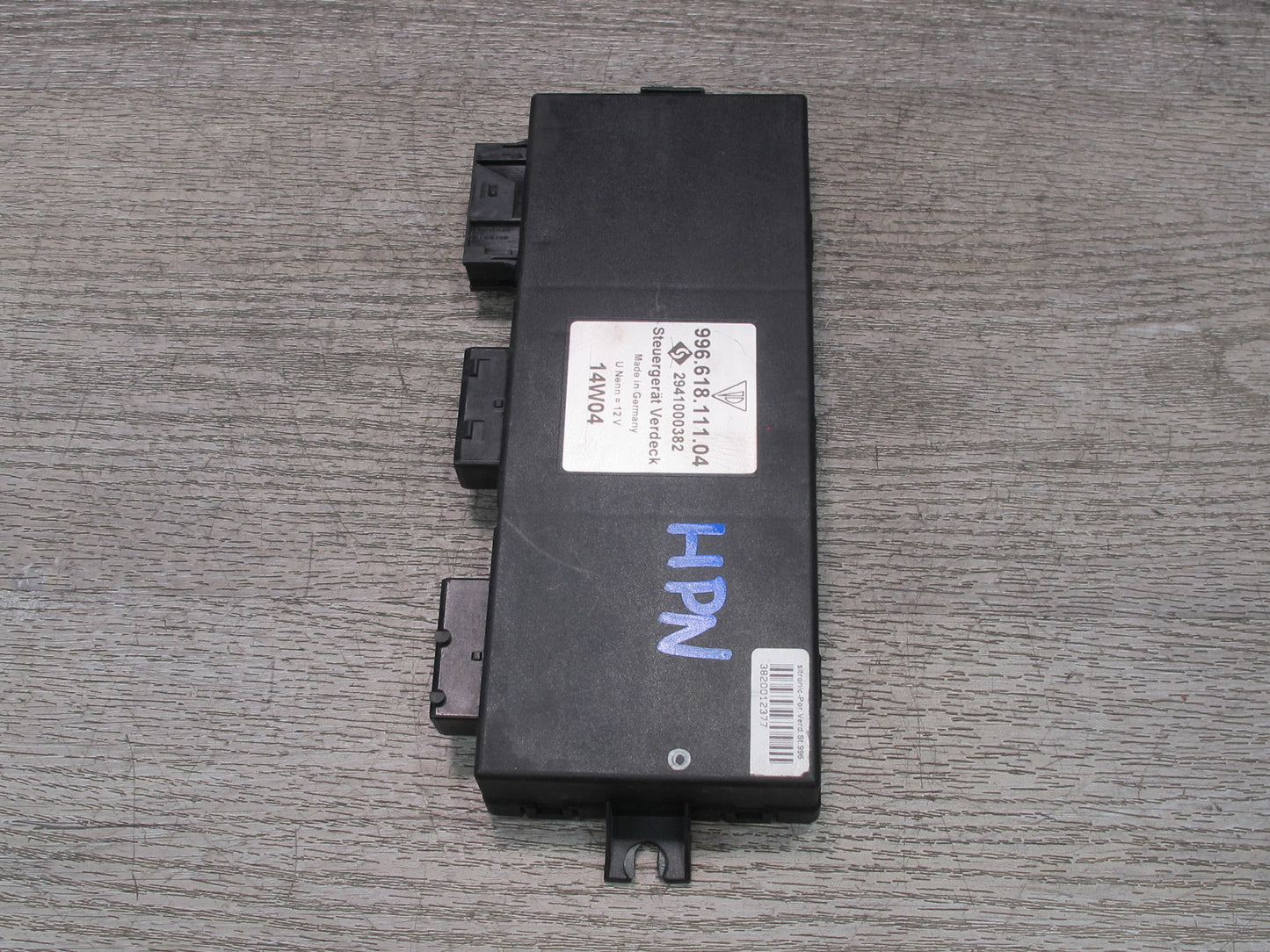 1999-2005 Porsche 911 996 Convertible Roof TOP Control Module 99661811104